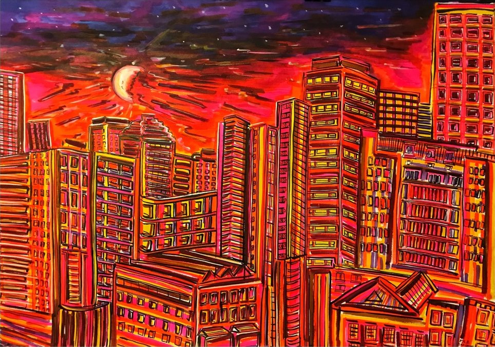 Kyle Jardine - blood moon